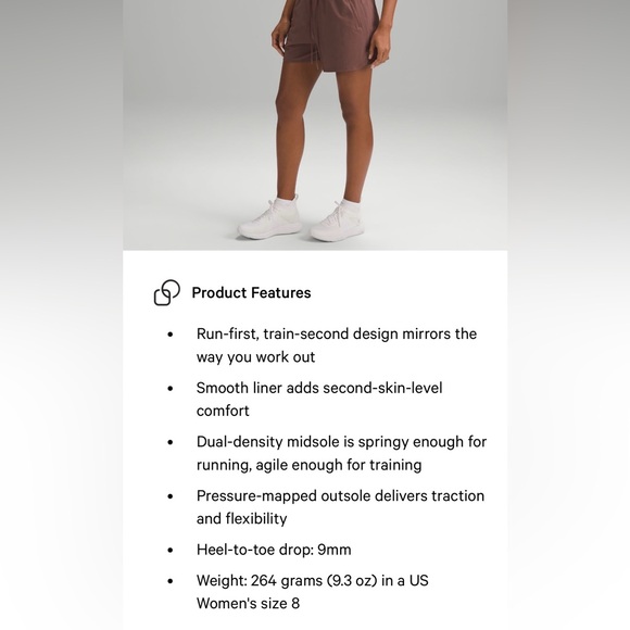 lululemon athletica Women's Chargefeel 2 Mid Workout Shoe - White - Picture 3 of 10